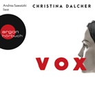 Christina Dalcher, Andrea Sawatzki - Vox, 6 Audio-CDs (Hörbuch)