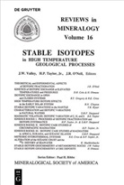 James R. O'Neil, Hug P Taylor, Hugh P Taylor, James R O'Neil, Hugh P. Taylor, John W. Valley - Stable Isotopes in High Temperature Geological Processes