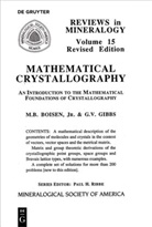 Mont B Boisen, Monte B Boisen, Monte B Boisen, Monte B. Boisen, Gerald V Gibbs, Gerald V. Gibbs... - Mathematical Crystallography