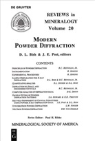 David L. Bish, E Post, E Post, Davi L Bish, David L Bish, Jeffrey E. Post - Modern Powder Diffraction