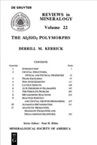 Derrill M. Kerrick, Derril M Kerrick, Derrill M Kerrick - The Al2SiO5 Polymorphs
