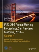 Cato, Cato, Kerry Cato, Abdu Shakoor, Abdul Shakoor - IAEG/AEG Annual Meeting Proceedings, San Francisco, California, 2018-Volume 6