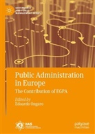 Edoard Ongaro, Edoardo Ongaro - Public Administration in Europe