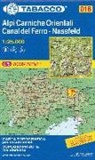 Tabacco topographische Wanderkarte Alpi Carniche