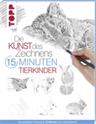 frechverlag, frechverlag - Die Kunst des Zeichnens 15 Minuten - Tierkinder