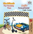 Kidkiddos Books, Inna Nusinsky, S. A. Publishing - The Wheels The Friendship Race (English Romanian Book for Kids)