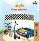 Kidkiddos Books, Inna Nusinsky, S. A. Publishing - The Wheels The Friendship Race (Romanian Book for Kids)