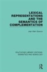 Gawron, Jean Mark Gawron, Gawron Jean Mark - Lexical Representations and the Semantics of Complementation