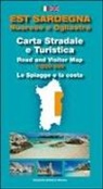 Enrico Spanu - Est Sardegna nuorese e ogliastra. Carta stradale e turistica. Le spiagge e la costa 1:200.000