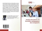 Audyl Corgelas - Analyse des besoins de formation pédagogique des enseignants