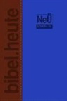 Bibelausgaben: NeÜ bibel. heute, Standard zweifarbiges Kunstleder blau/braun