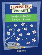Corina Beurenmeister, Falko Honnen, Loewe Lernen und Rätseln - Lernspiel-Pockets - Deutsch-Rätsel für die 1. Klasse