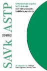 Sabine Eggmann, Konrad J. Kuhn - Schweizerisches Archiv für Volkskunde / Archives suisses des traditions populaires 2018/2