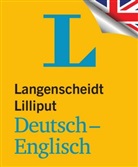Redaktio Langenscheidt, Redaktion Langenscheidt - Langenscheidt Lilliput Deutsch-Englisch
