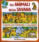 Irene Mazza - Gli animali della savana. Libro puzzle