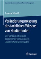 Susanne Schmidt - Veränderungsmessung des fachlichen Wissens von Studierenden