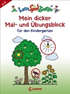 Katrin Merle, Loewe Lernen und Rätseln - Mein dicker Mal- und Übungsblock für den Kindergarten