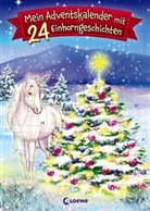 Loewe Erstlesebücher, Loewe Vorlesebücher - Mein Adventskalender mit 24 Einhorngeschichten