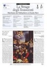 E. Rossoni, M. Scalini - La Strage degli Innocenti. Manifesto del raffaellismo di Guido Reni. Giornale della mostra (Aosta, 13 gennaio-18 febbraio 2018)