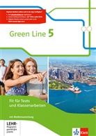 Paulin Ashworth, Pauline Ashworth, Gerlin Becker, Gerlind Becker, Niamh Humphreys, Haral Weisshaar... - Green Line, Neue Ausgabe für Gymnasien (2014) - 5: Green Line 5 - Fit für Tests und Klassenarbeiten mit CD-ROM, Klasse 9