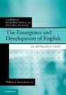 KRETZSCHM WILLIAM A, Jr Kretzschmar, William A. Kretzschmar Jr - Emergence and Development of English