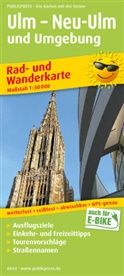 PUBLICPRESS Rad- und Wanderkarte Ulm - Neu-Ulm und Umgebung