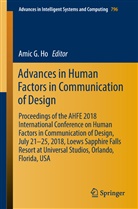 Ami G Ho, Amic G Ho, Amic G. Ho - Advances in Human Factors in Communication of Design