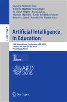 Benedict Du Boulay, H. Ulrich Hoppe, Ulrich Hoppe, Rose Luckin, Robert Martínez-Maldonado, Roberto Martínez-Maldonado... - Artificial Intelligence in Education