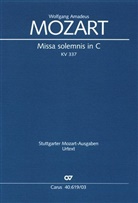 Wolfgang Amadeus Mozart, Bernhard Janz - Missa solemnis in C (Klavierauszug)