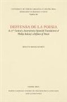 Benito Brancaforte - Deffensa de la poesia