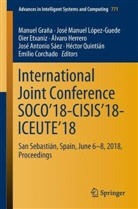 Emilio Corchado, Oier Etxaniz, Oier Etxaniz et al, Manuel Graña, Álvaro Herrero, José Manuel López-Guede... - International Joint Conference SOCO'18-CISIS'18-ICEUTE'18