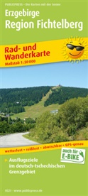 PUBLICPRESS Rad- und Wanderkarte Erzgebirge, Region Fichtelberg