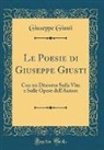 Giuseppe Giusti - Le Poesie di Giuseppe Giusti