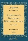 A. Heinrich - A. Heinrich's Deutscher Bühnen-Almanach, Vol. 26