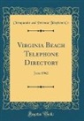 Chesapaeake and Potomac Telephone Co - Virginia Beach Telephone Directory