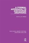 Bonnie Lynn Webber, Bonnie Lynn Webber - Formal Approach to Discourse Anaphora