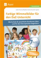 Julia Fromm, Nadine Kuhn, Carolin Speier - Farbige Wimmelbilder für den DaZ-Unterricht, 7 Poster im Format A1