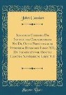 John Cassian - Iohannis Cassiani de Institutis Coenobiorum Et de Octo Principalium Vitiorum Remediis Libri XII; de Incarnatione Domini Contra Nestorium Libri VII (Cl