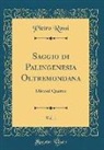 Pietro Rossi - Saggio Di Palingenesia Oltremondana, Vol. 1: Discorsi Quattro (Classic Reprint)