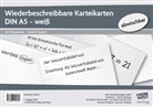 Wiederbeschreibbare Karteikarten DIN A5 - weiß