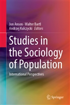 Jon Anson, Walte Bartl, Walter Bartl, Andrzej Kulczycki - Studies in the Sociology of Population