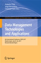 Jorg Bernardino, Jorge Bernardino, Joaquim Filipe, Christoph Quix - Data Management Technologies and Applications