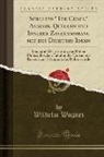 Wilhelm Wagner - Shelleys "The Cenci," Analyse, Quellen und Innerer Zusammenhang mit des Dichters Ideen
