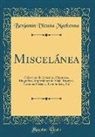 Benjamín Vicuña Mackenna - Miscelánea