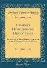 Gotthold Ephraim Lessing - Lessing's Hamburgische Dramaturgie