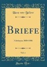 Hans Von Bulow, Hans von Bülow - Briefe, Vol. 6: Meiningen, 1880-1886 (Classic Reprint)