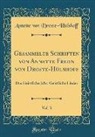 Annette von Droste-Hülshoff - Gesammelte Schriften von Annette Freiin von Droste-Hülshoff, Vol. 3