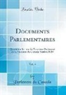 Parlement Du Canada - Documents Parlementaires, Vol. 5: Quatrième Session Du Treizième Parlement de la Puissance Du Canada, Session 1920 (Classic Reprint)