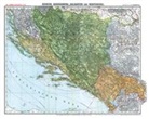 Friedrich Handtke - Historische Karte: BOSNIEN, HERZEGOWINA, MONTENEGRO und DALMATIEN 1913 [gerollt]