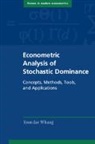Yoon-Jae Whang, Yoon-Jae (Seoul National University) Whang, WHANG YOON-JAE - Econometric Analysis of Stochastic Dominance